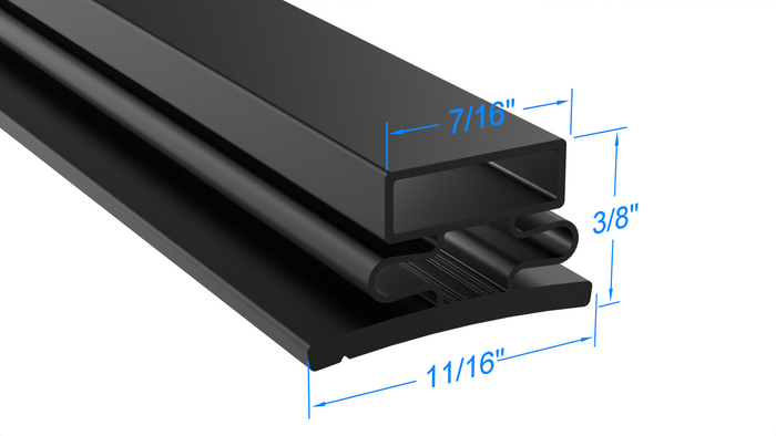 13012P010 by Strivide, Magnetic Gasket 27 x 59 1/2 Compatible with Puffer Hubbard 13012P010
