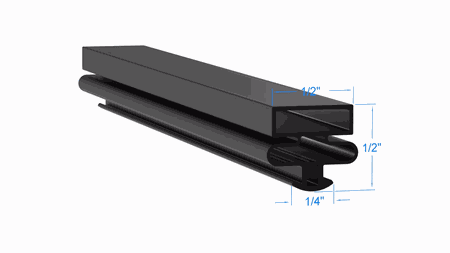 29-3-4×65-3-4 by Strivide, Magnetic Gasket 24 x 62 Compatible with Kelvinator 29-3-4×65-3-4