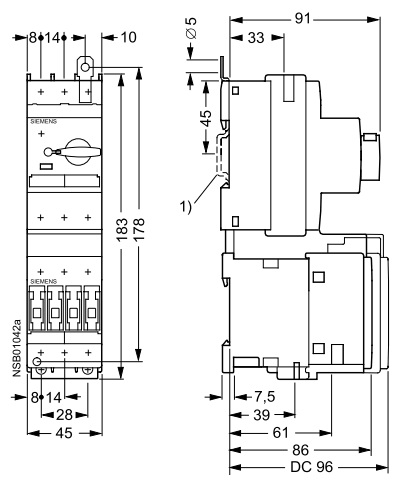 Siemens 3RA1120-1CA23-0AK6 Combination Starter