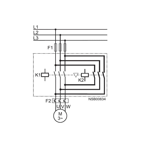 Siemens 3RA2316-8XB30-1AB0 reversing contactor