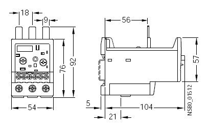Siemens 3RB2036-1QB0 Solid State Overload Relay