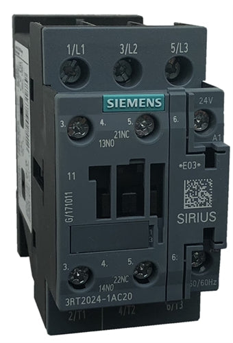 Siemens 3RT2024-1AC20 12 AMP Contactor