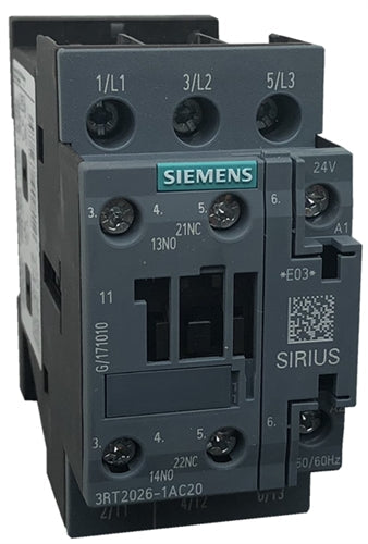Siemens 3RT2026-1AC20 25 AMP Contactor