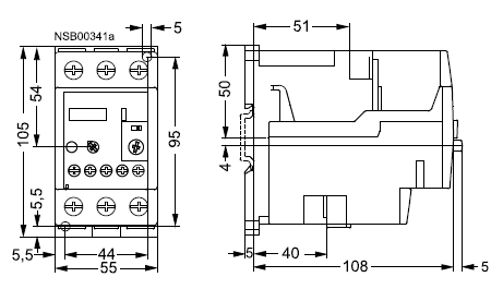 Siemens 3RU1136-1HB0 Thermal Magnetic Overload Relay