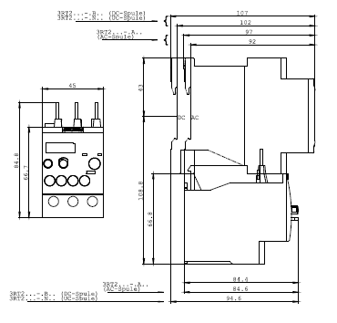 Siemens 3RU2126-4FB0 Thermal Overload Relay