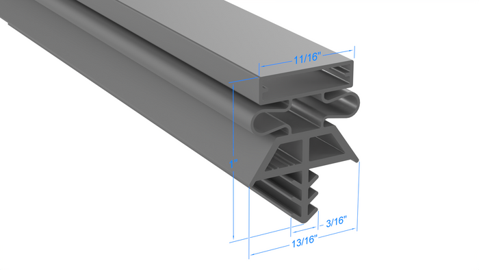 531162565 by Strivide, Magnetic Gasket 24 1/4 x 65 3/4 Compatible with Kolpak 531162565