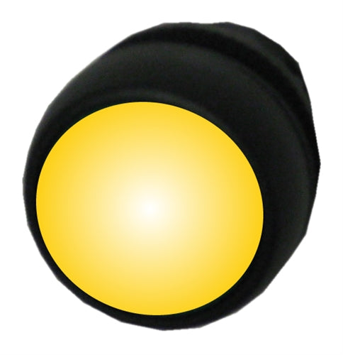Allen Bradley 800FP-LF5 yellow illuminated plastic pushbutton