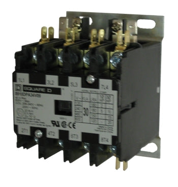 Square D 8910DPA34V14 4-pole Definite Purpose Contactor