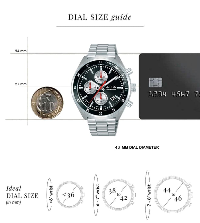 Alba Active Quartz Chronograph Men's Watch, AM3A33X1