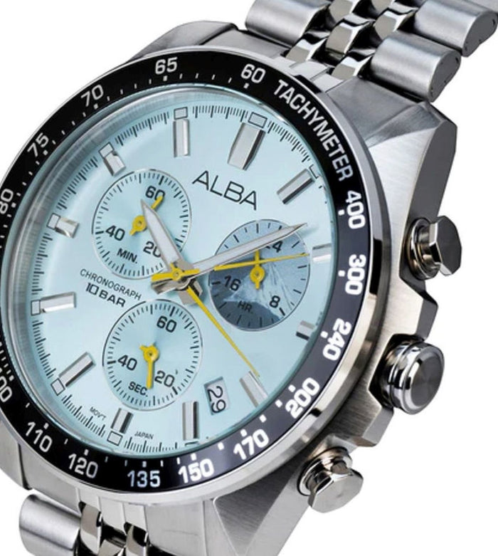 Alba Aqua Mint Chronograph Men's Watch, AX7031X1