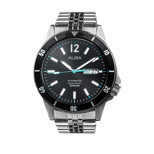 Alba Black Dial Automatic Men's Watch, AL4645X1