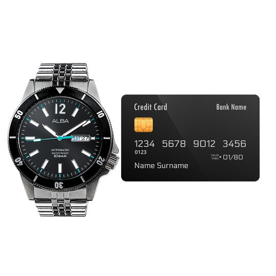 Alba Black Dial Automatic Men's Watch, AL4645X1