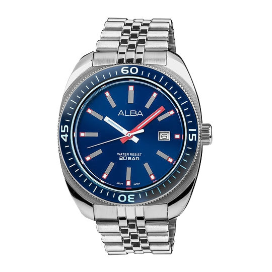 ALBA Blue Dial Quartz Men's Watch, AS9T79X1