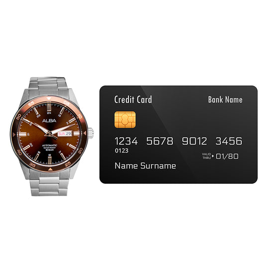 ALBA Brown Dial Automatic Men's Watch, AL4591X1