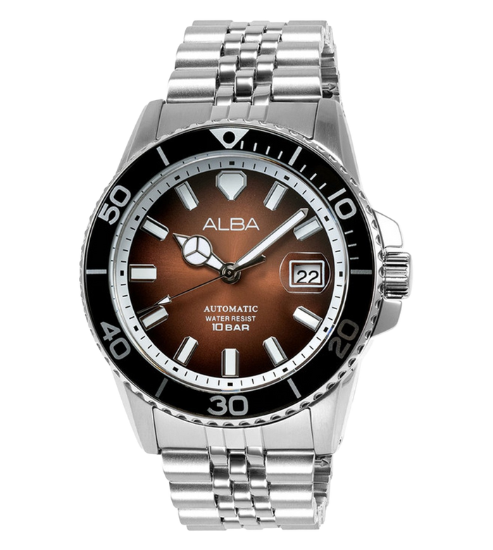 Alba Caramel Dial Automatic Men's Watch, AU4057X1