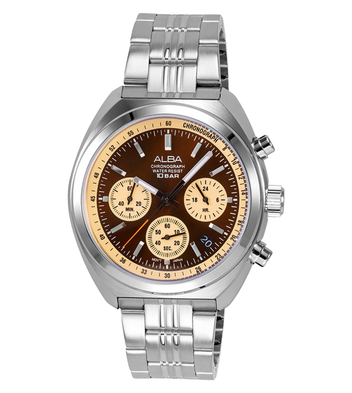 Alba Claret Dial Chronorgraph Men's Watch, AT3K07X1