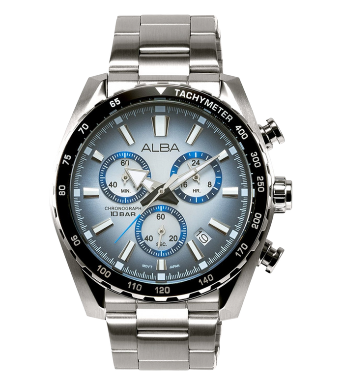 Alba Columbia Blue Dial Chronograph Men's Watch, AX7011X1