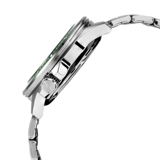 ALBA Cream & Green Dial Automatic Men's Watch, AL4719X1