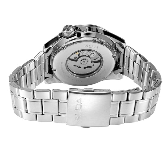 ALBA Cream & Green Dial Automatic Men's Watch, AL4719X1