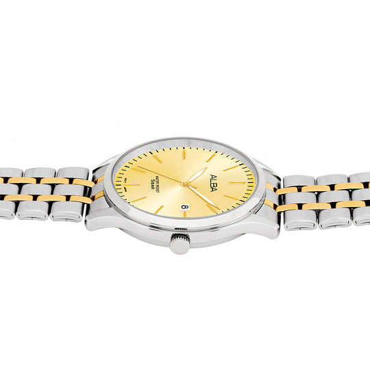 ALBA Gleaming Gold Quartz Stainless Steel Women's Watch, AH7CE8X1