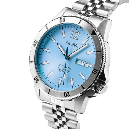 Alba Olympic Blue Automatic Men's Watch, AL4653X1