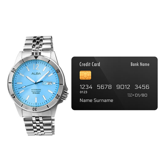 Alba Olympic Blue Automatic Men's Watch, AL4653X1