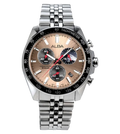 Alba Sunburst Copper Dial Chronograph Men's Watch, AX7023X1