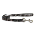 Ancol | Soho Collection | Nylon Dog Lead | Black & Pink ZigZag Pattern