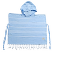 Hooded Poncho Towel for Kids: This luxurious poncho towel is handmade from 100% organic Turkish cotton. It's suitable for kids aged 1-4 years and 5-8 years.