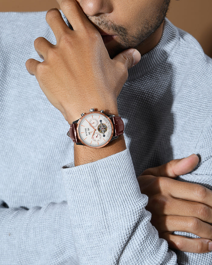 Britime London Celestial Men's Watch, Rose Gold 867-L30308