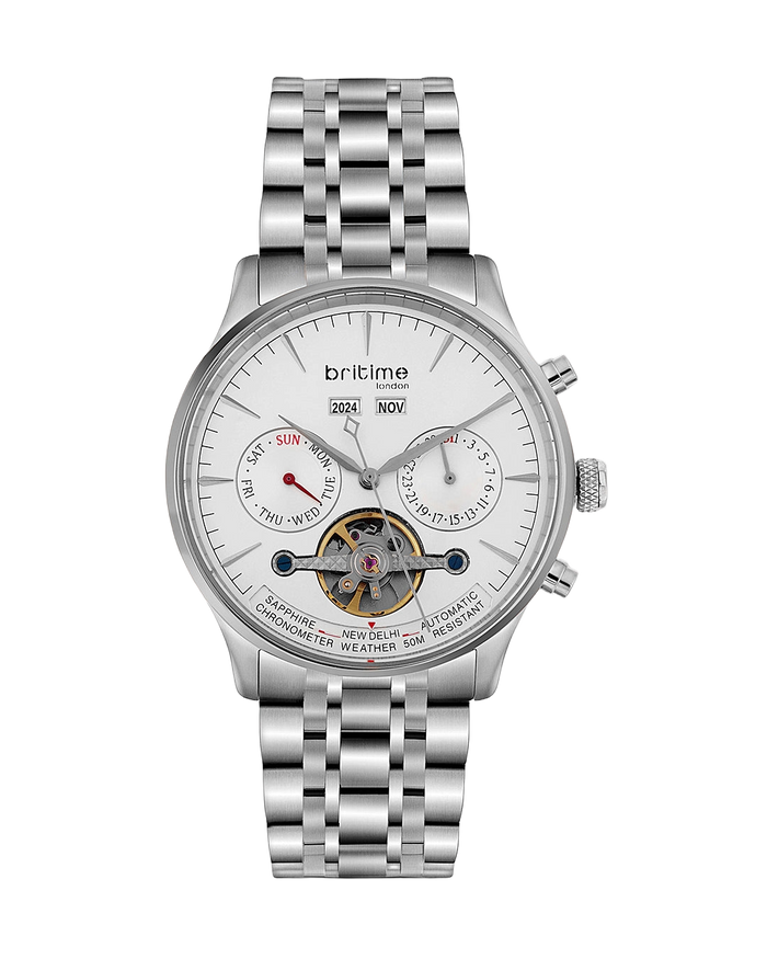 Britime London Celestial Men's Watch, Silver 867-M10301