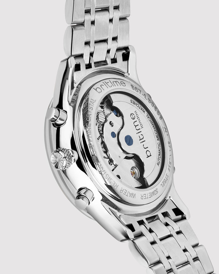 Britime London Celestial Men's Watch, Silver 867-M10301