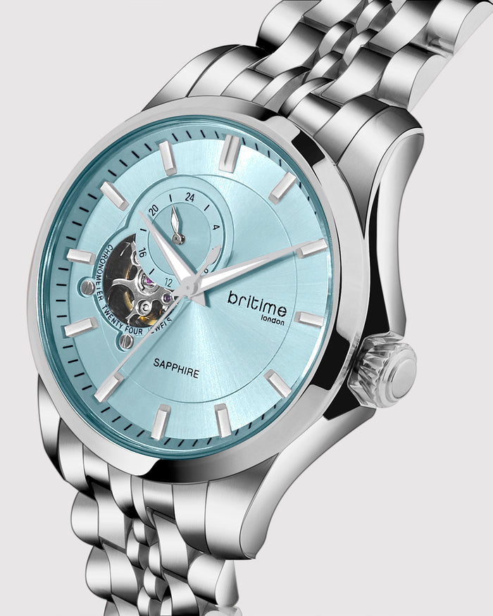 Britime London Crimson Men's Watch, Sky Blue 166-M11701