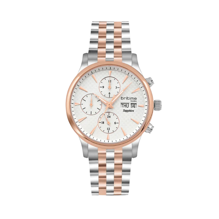 Britime London Magna Automatic Men's Watch, Silver 928-M30305