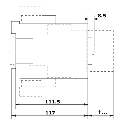 Sprecher and Schuh CA7-60-10-24Z 3 pole 60 AMP contactor