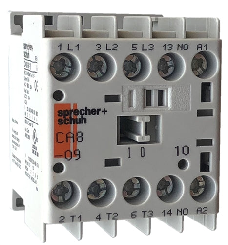 Sprecher and Schuh CA8-09-10-24Z 3 pole 9 AMP miniature contactor