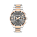 Calvin Klein Distinguish Quartz Gunmetal Dial Multi-Function Stainless Steel Men's Watch, 25200536