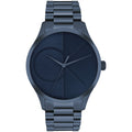 Calvin Klein Iconic Quartz Blue Dial Analog Stainless Steel Unisex's Watch, 25300026