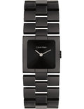 Calvin Klein Meridian Quartz Basic Slim Black Square Dial Women's Watch, 25100091