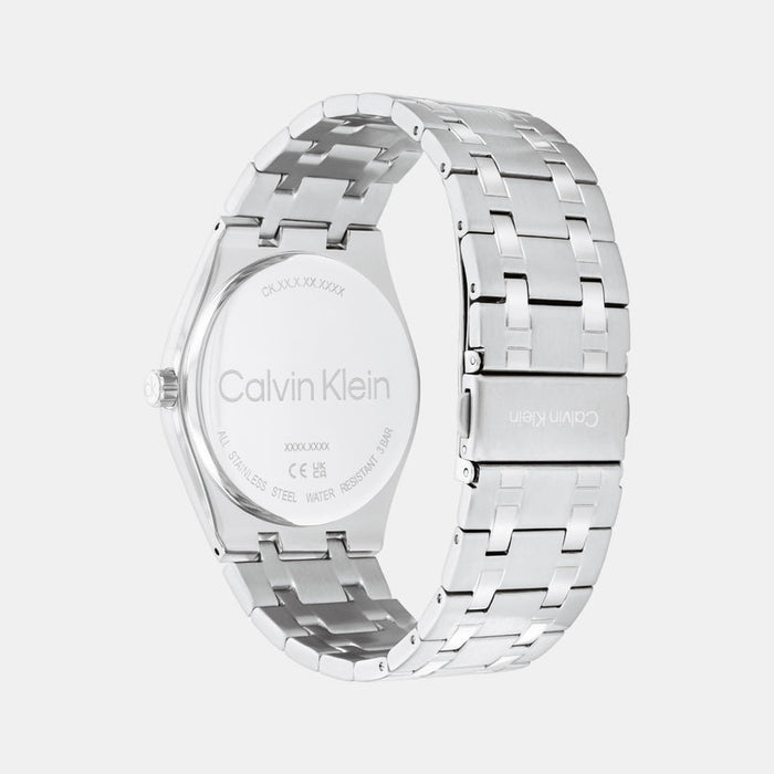 Calvin Klein Motion Quartz Green Dial Multi-Function Stainless Steel Men's Watch, 25200521