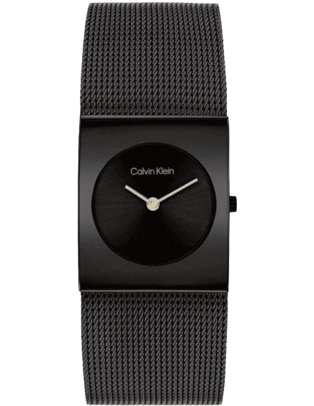 Calvin Klein Pulse Quartz Basic Slim Black Rectangle Dial Women's Watch, 25100109