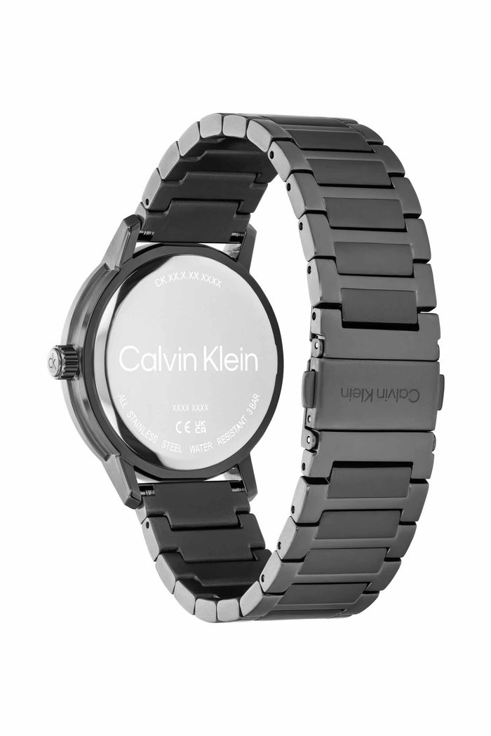 Calvin Klein Quartz Black Dial Chronograph Stainless Steel Men's Watch, 25200563