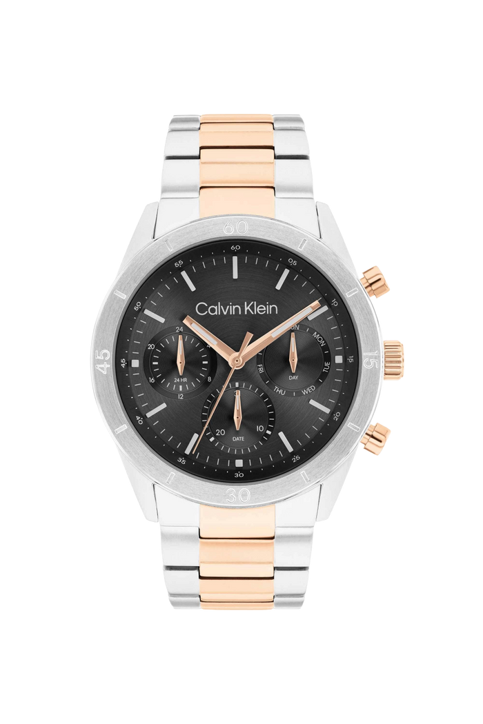 Calvin Klein Quartz Grey Dial Analog Stainless Steel Men's Watch, 25200558