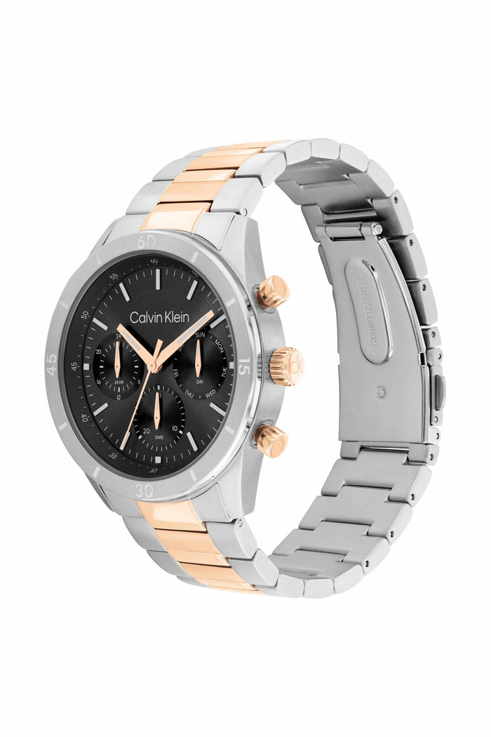 Calvin Klein Quartz Grey Dial Analog Stainless Steel Men's Watch, 25200558