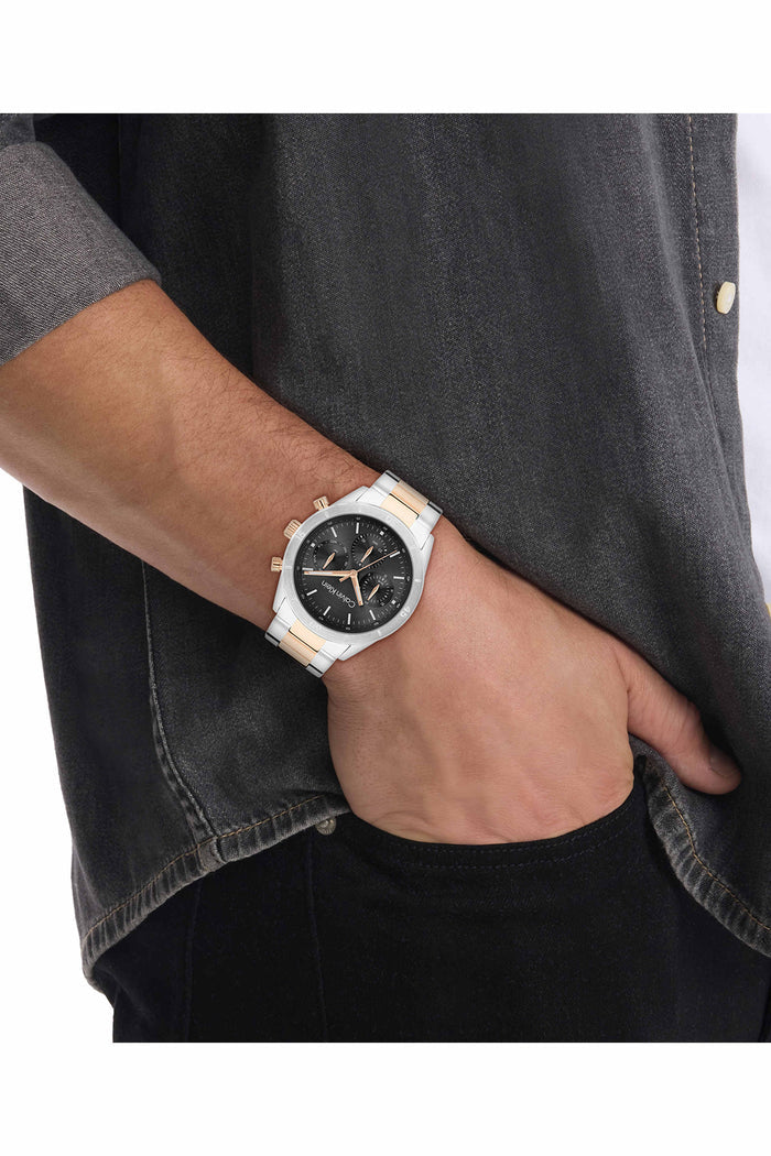 Calvin Klein Quartz Grey Dial Analog Stainless Steel Men's Watch, 25200558