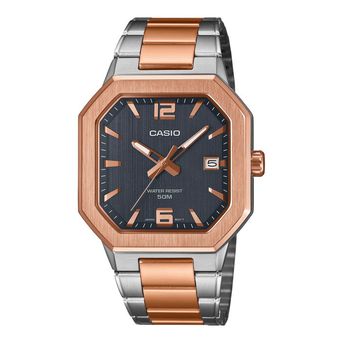 Casio Analog Men's Watch, MTP-B195RG-2AVDF-A2529