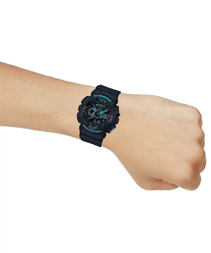 Casio Black Analog-Digital 1/1000-second stopwatch, GA-110LN-1ADR-G727