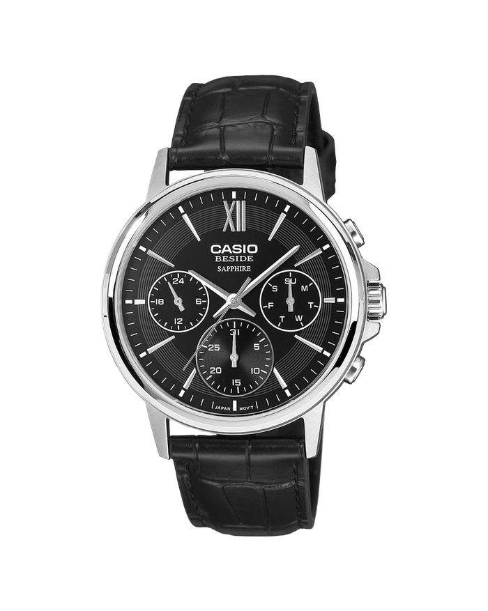 Casio Chronograph Black Dial Men's Watch, BMS-300L-1AVDF-A2544