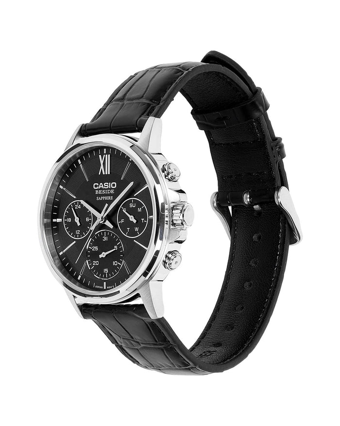 Casio Chronograph Black Dial Men's Watch, BMS-300L-1AVDF-A2544
