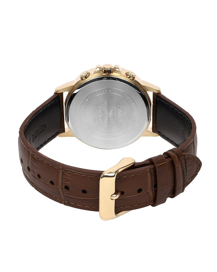 Casio Chronograph Gold Dial Men's Watch, BMS-300GL-5AVDF-A2543